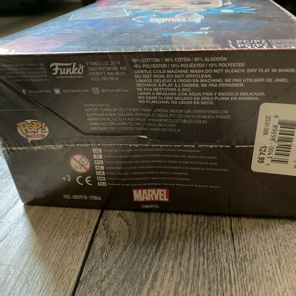 NEW Funko Pop! Avengers Endgame Iron Man Pop and T-Shirt Bundle Target Exclusive - Picture 5 of 9